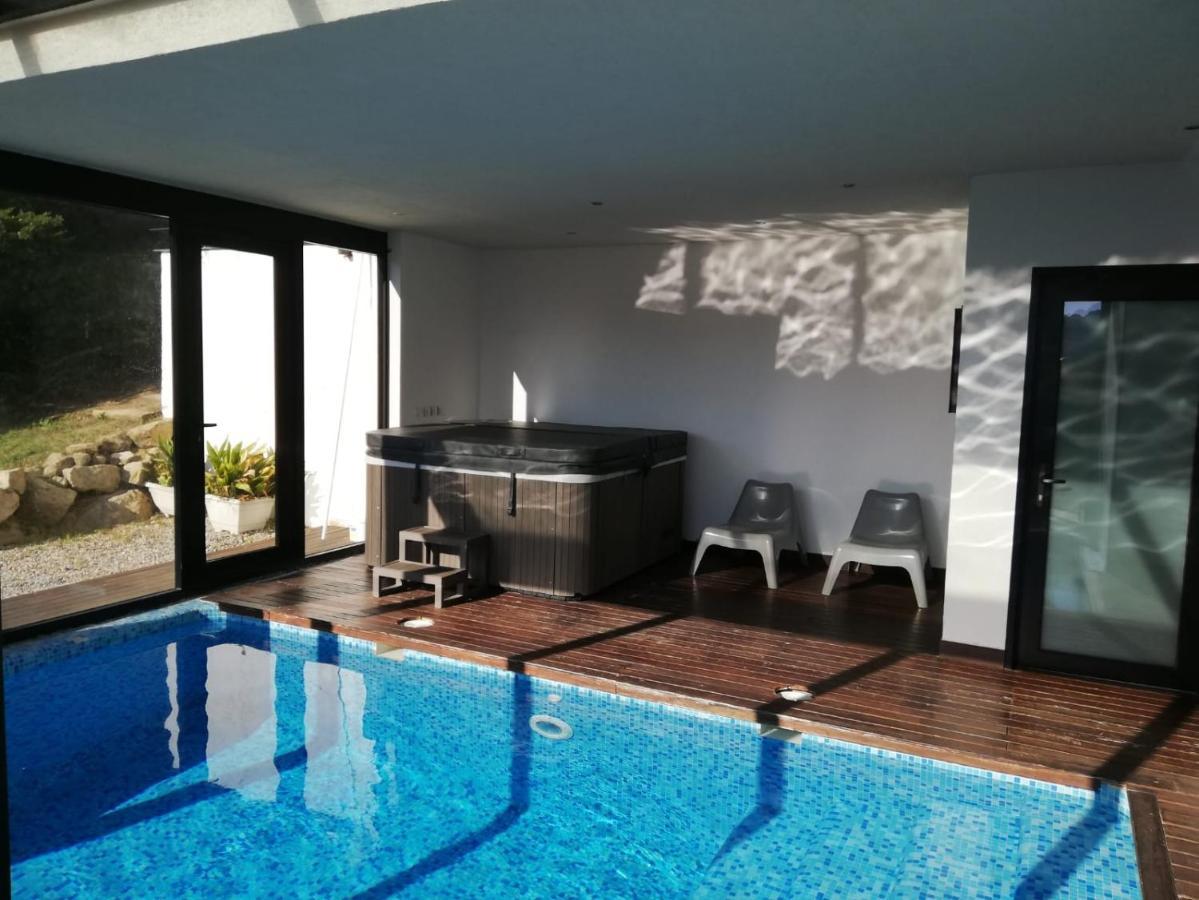 فيلا Casa Ceca De La Playa Y Barcelona, Con Piscina Climatizada Y Jacuzzi فالرومانيس المظهر الخارجي الصورة